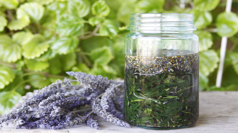 Create your own herbal bath oils