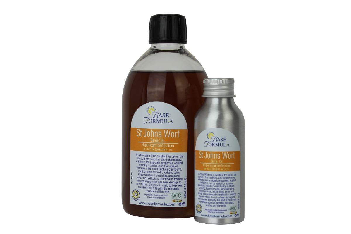 St John's Wort (Infused) Carrier Oil St John's Wort (Infused) Carrier Oil