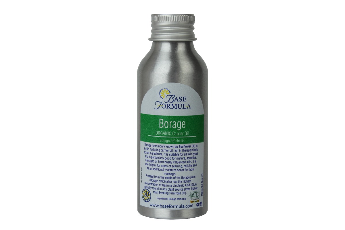 Borage Seed (Starflower) Organic Carrier Oil (100ml) Borage Seed (Starflower) Organic Carrier Oil (100ml)