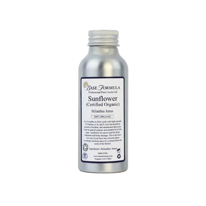 Sunflower Seed Organic Carrier Oil (100ml)