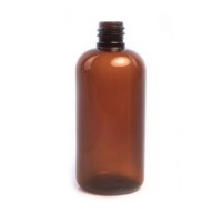 100ml Amber Melton Plastic Bottle  (Caps EXCLUDED)