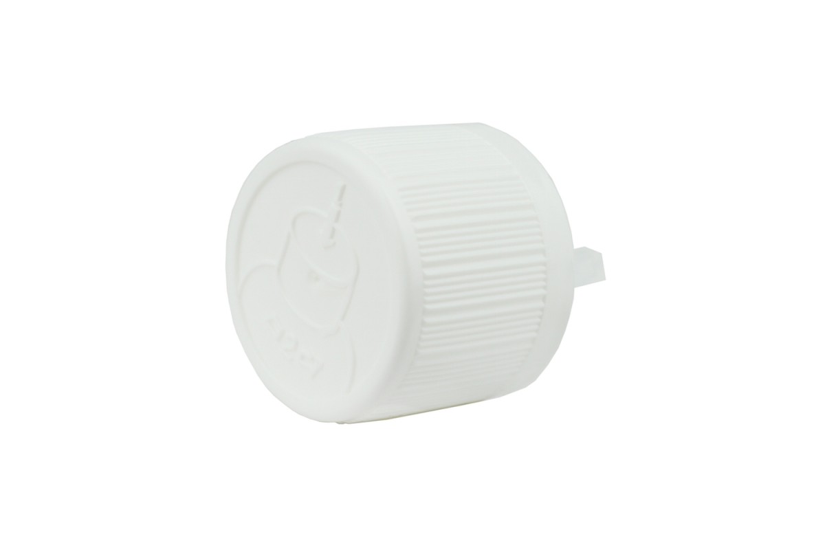 Child Resistant Dropper Cap (White) with Polycone Sealer for Glass Bottles (5-100ml) Child Resistant Dropper Cap (White) with Polycone Sealer for Glass Bottles (5-100ml)
