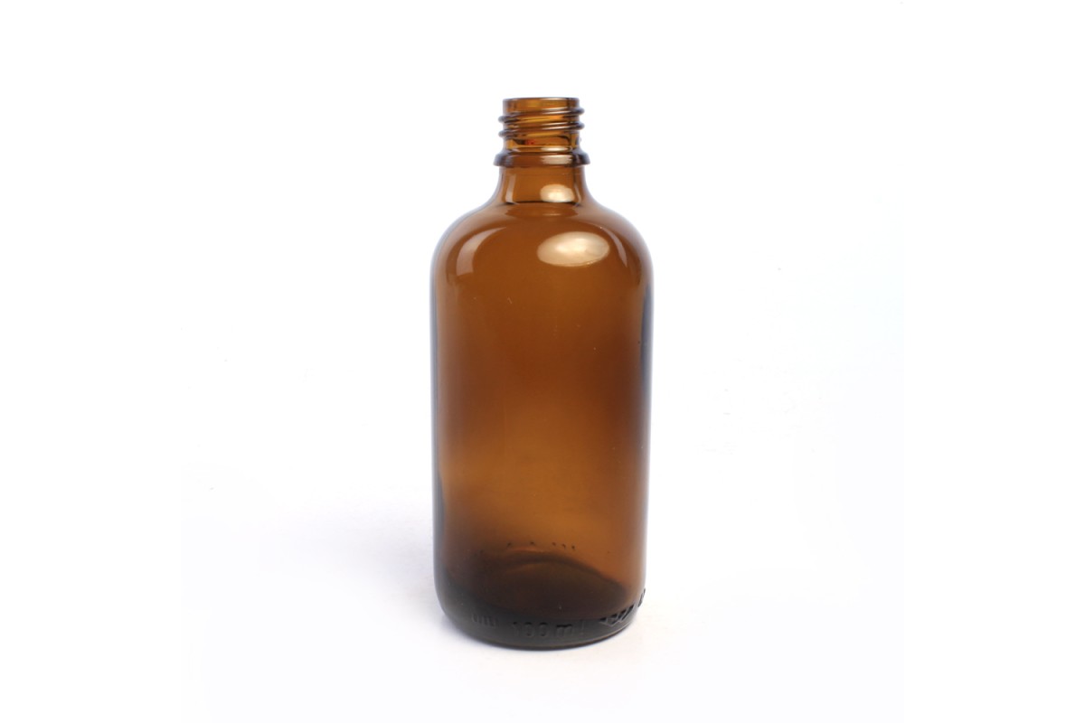 Amber Glass Dropper Bottle 100ml (Caps EXCLUDED) Amber Glass Dropper Bottle 100ml (Caps EXCLUDED)