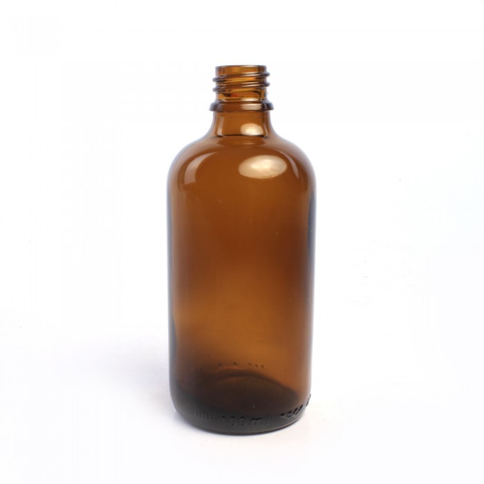 Amber Glass Dropper Bottle 100ml (Caps EXCLUDED)