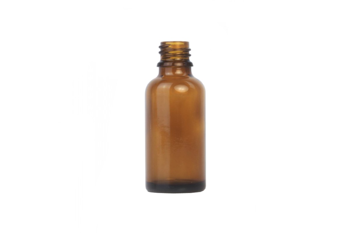Amber Glass Dropper Bottle 30ml (Caps EXCLUDED) Amber Glass Dropper Bottle 30ml (Caps EXCLUDED)