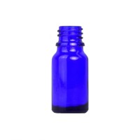 Blue Glass Dropper Bottle 10ml (Caps EXCLUDED)