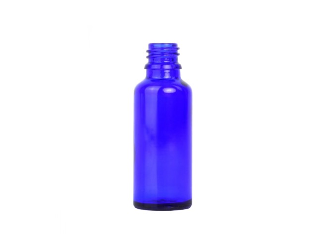 Blue Glass Dropper Bottle 30ml (Caps EXCLUDED)