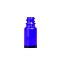 Blue Glass Dropper Bottle 5ml (Caps EXCLUDED)