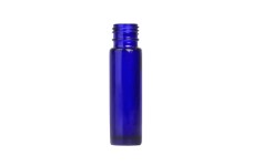 Blue Glass Rollette Bottle 10ml (Caps EXCLUDED) Blue Glass Rollette Bottle 10ml (Caps EXCLUDED)