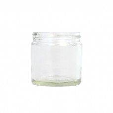 Clear Glass Cosmetic Jar 30ml (Lids EXCLUDED)