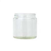 Clear Glass Cosmetic Jar 60ml (Lids EXCLUDED)