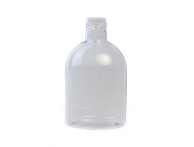 250ml Clear Melton Plastic Bottle DUMPY (Caps EXCLUDED)