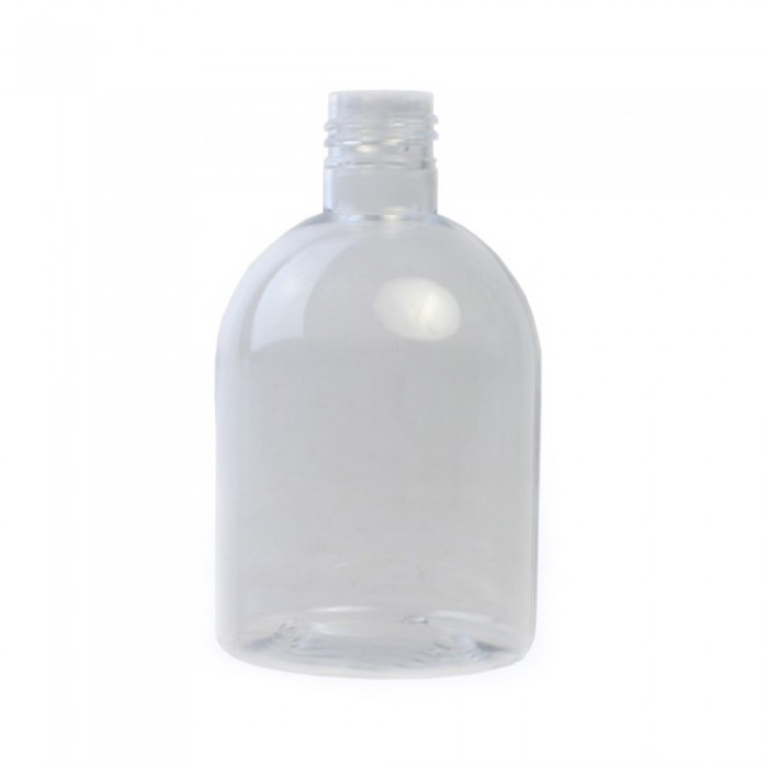 250ml Clear Melton Plastic Bottle DUMPY (Caps EXCLUDED)