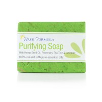 Purifying Soap with Hemp, Rosemary, & Tea Tree (100g)