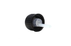 Standard Cap with Dropper (Black) for Glass Bottles (5-100ml) Standard Cap with Dropper (Black) for Glass Bottles (5-100ml)